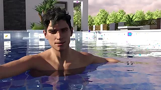 Summer Vacation #08 - Jerking Fabian off